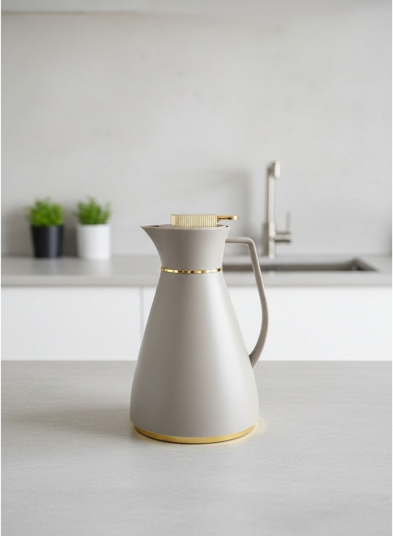 ريجال ترمس من ريجال حراري فاكيوم 1 لتر حافظ للحرارة والبرودة للمشروبات ١٢ ساعه 🌡 ٢٤ ساعه ❄️ - Image 3